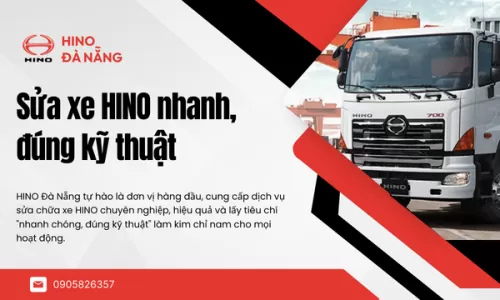 Sửa xe HINO nhanh, đúng kỹ thuật
