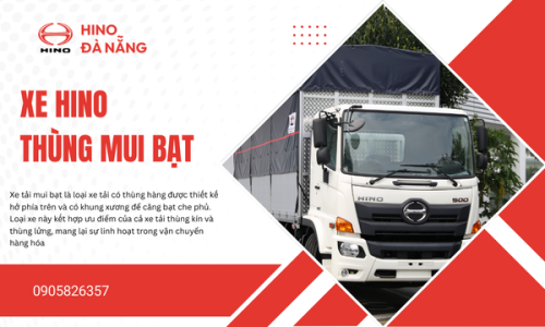 Xe HINO thùng mui bạt