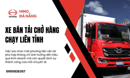 Xe bán tải chở hàng chạy liên tỉnh