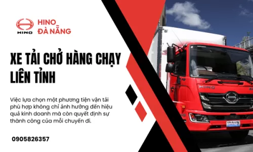 Xe tải chở hàng chạy liên tỉnh