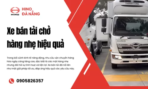 Xe bán tải chở hàng nhẹ hiệu quả
