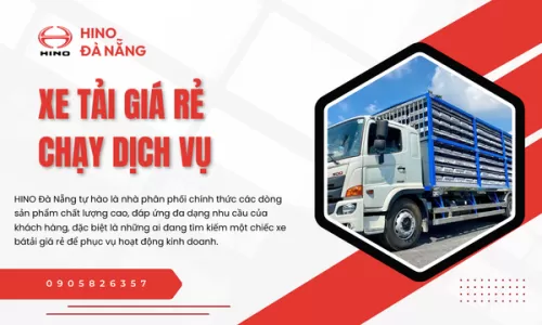 Xe tải giá rẻ chạy dịch vụ