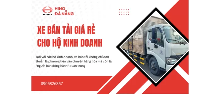 Xe bán tải giá rẻ cho hộ kinh doanh